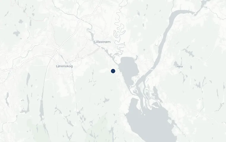 Kart over Rælingen med omegn